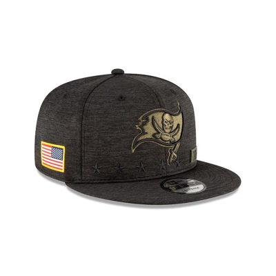 Tampa Bay Buccaneers Gorra | New Era NFL Salute To Service 9fifty Snapback Cap Mexico - Negros